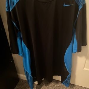 Nike Dri-fir Pro Combat short sleeve shirt, size XL
